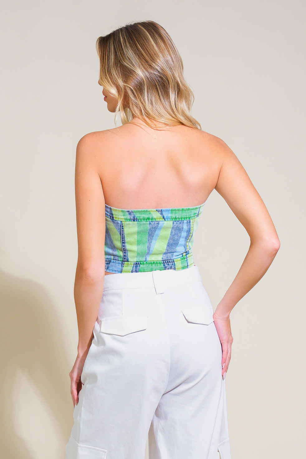 NAVIGATING LIFE DENIM TOP Flying Tomato